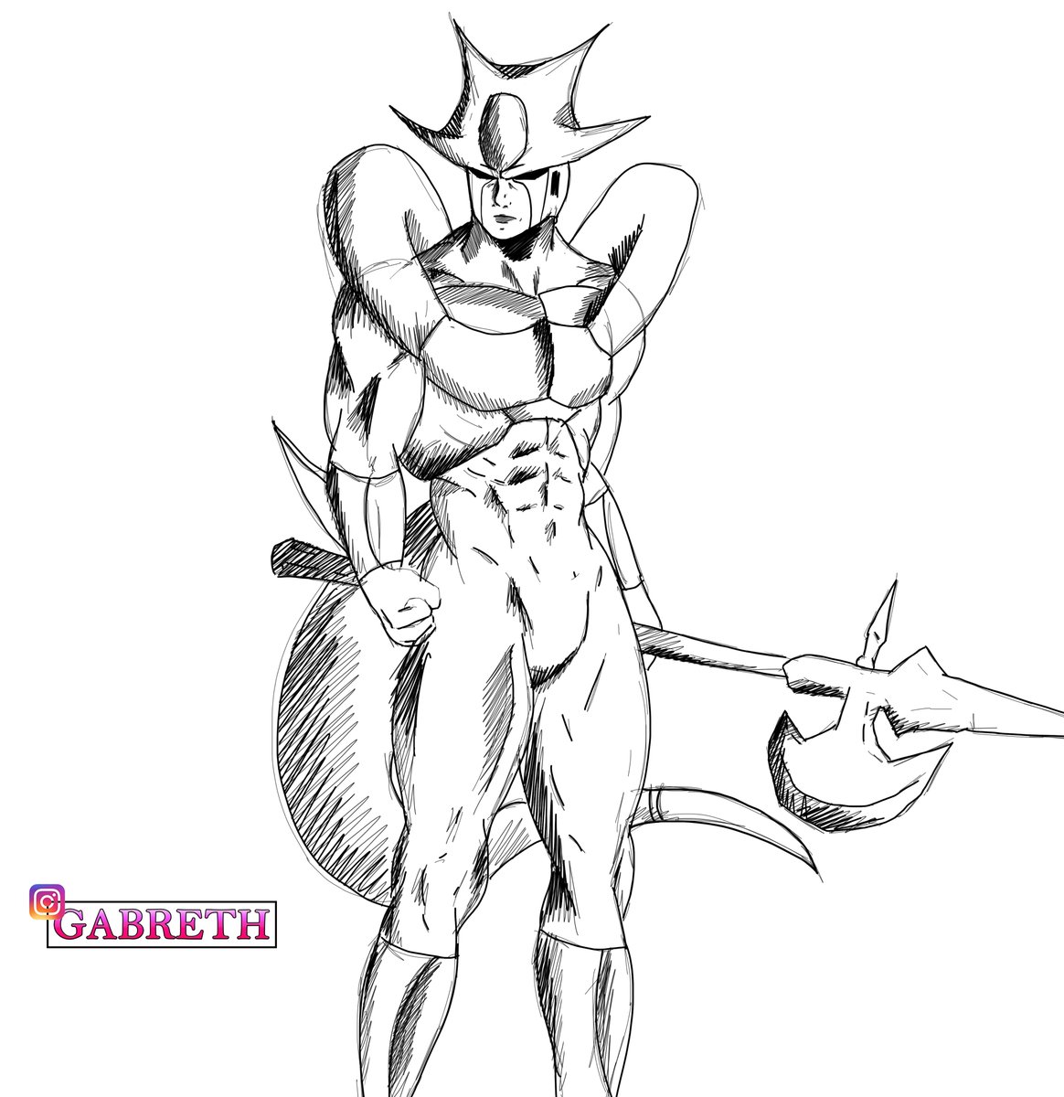 gabreth_'s tweet photo. Cooler sketch in my style :) #dbzkakarot #DragonBall #DragonBall #cooler #musclebuilding #fantasy #digitaldrawing #sketches #sketch #Sketching #drawingoftheday #digitalart #DigitalTransformation https://t.co/12Uh4D68Ce