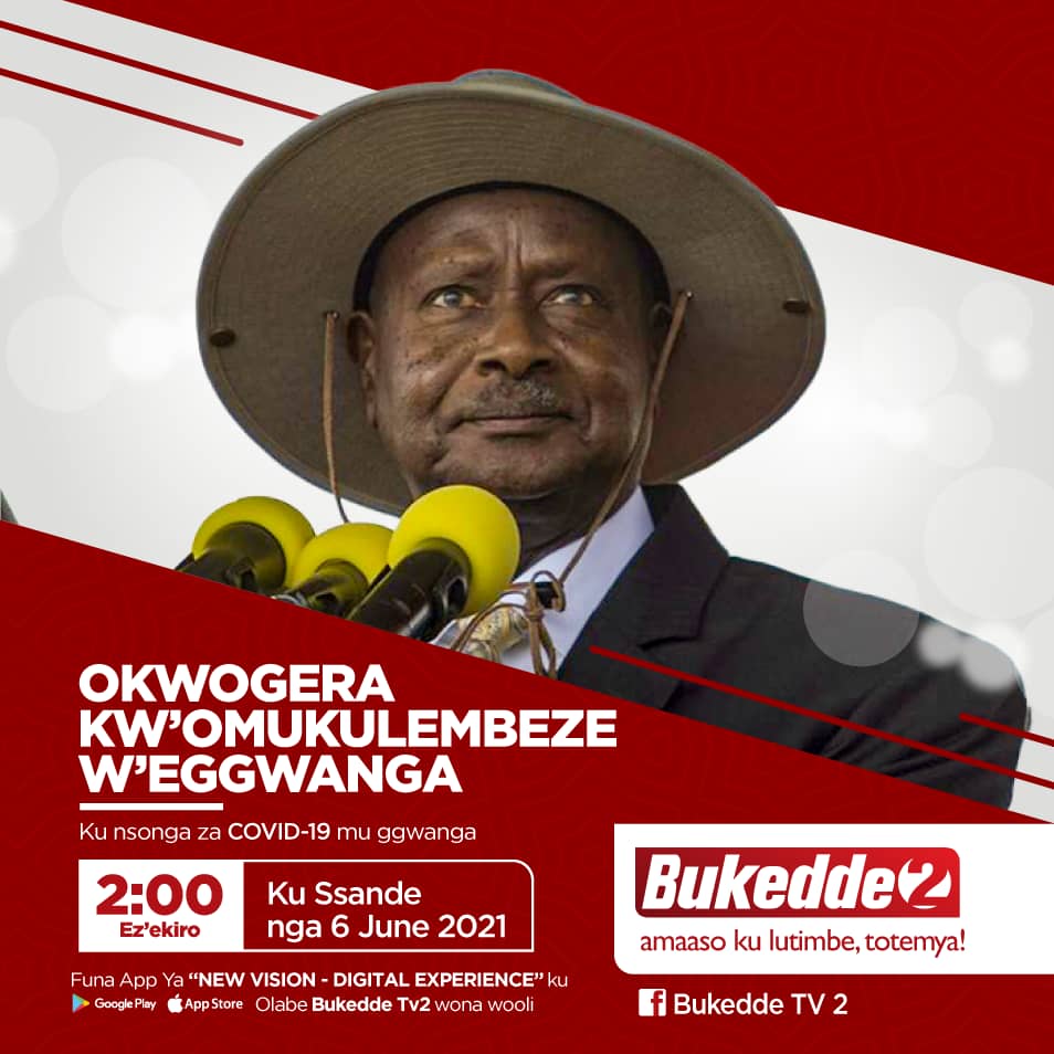 nyamadon's tweet photo. Catch @KagutaMuseveni address on #COVID19 tonight on any of these @VisionGroup TVs, it's numerous radios and online. @newvisionwire #VisionUpdates https://t.co/IDwTSzpQXk