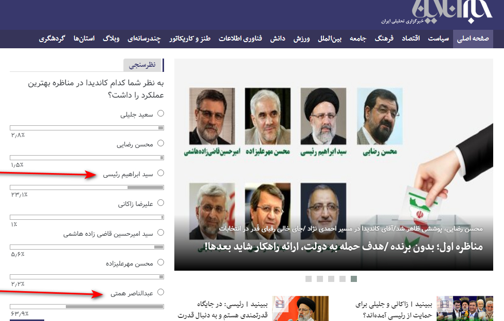 ali_same145's tweet photo. وقتی اصلاحات و خبرگزاری هاش دارن دست و پا میزنن.
آمارش منو کشته :) https://t.co/b38iti4LIW