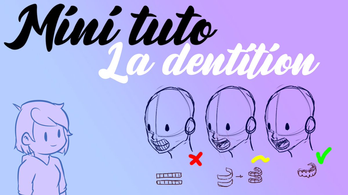 GalacticWhaleX's tweet photo. Mini tuto du dimanche !
Salut à tous, en ce beau dimanche, on va papoter d'un sujet qu'on m'a demandé d'expliquer il y a peu, la dentition ! 🦷🐭
https://t.co/h68CJCW7ol
#minituto #dessin #dessiner #apprendre #tuto #tutoriel #art #artiste #dent #dentition #video #youtube https://t.co/FxnVAmnyma