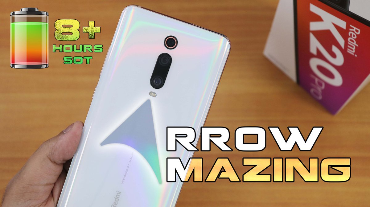 ktntech's tweet photo. New Video: https://t.co/4A35CRQwgg

#ArrowOS Official Build on #RedmiK20Pro
Has the best battery life till date! 😍🔥 https://t.co/5Y5gnq59Np