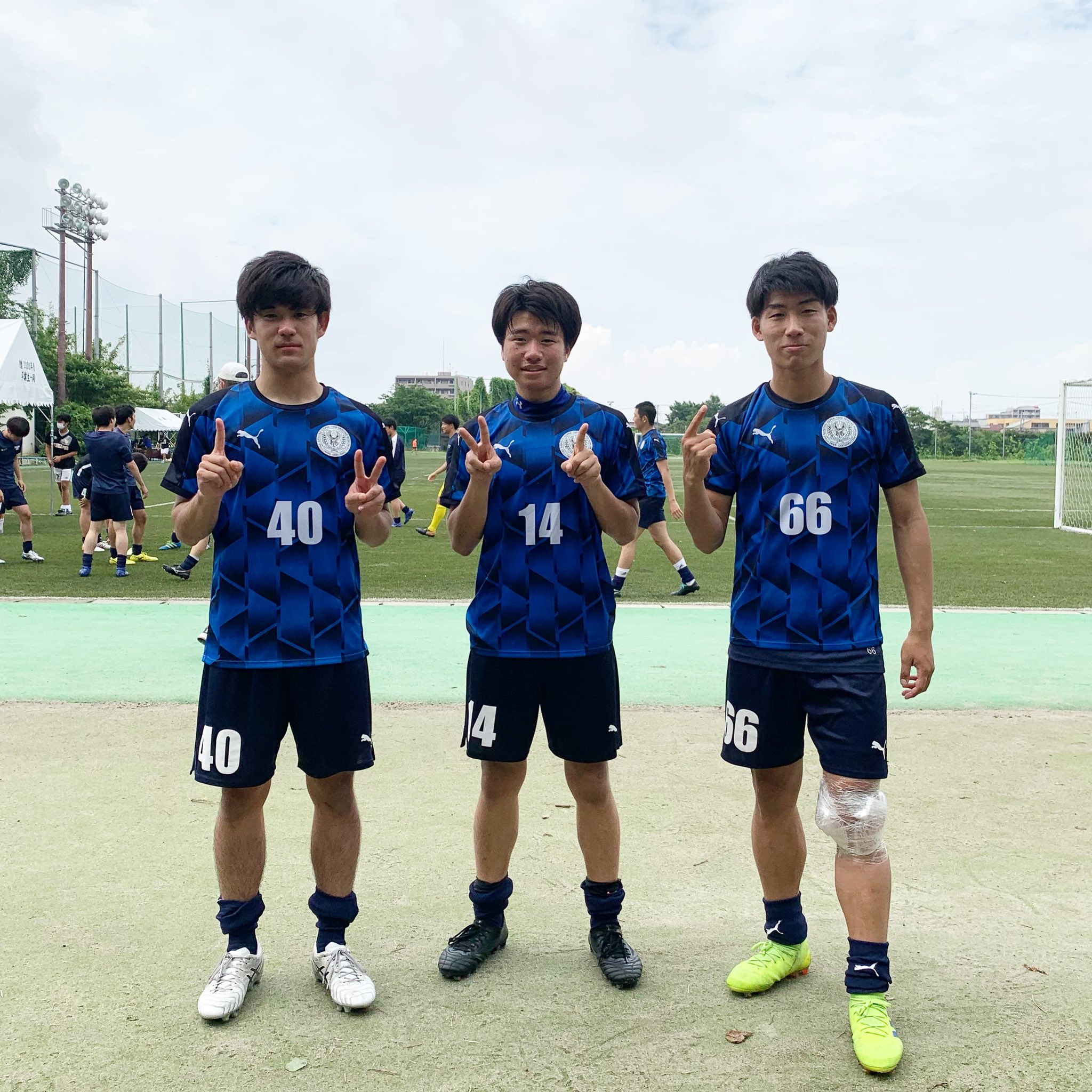玉川大学 サッカー部 ユニフォーム 上下