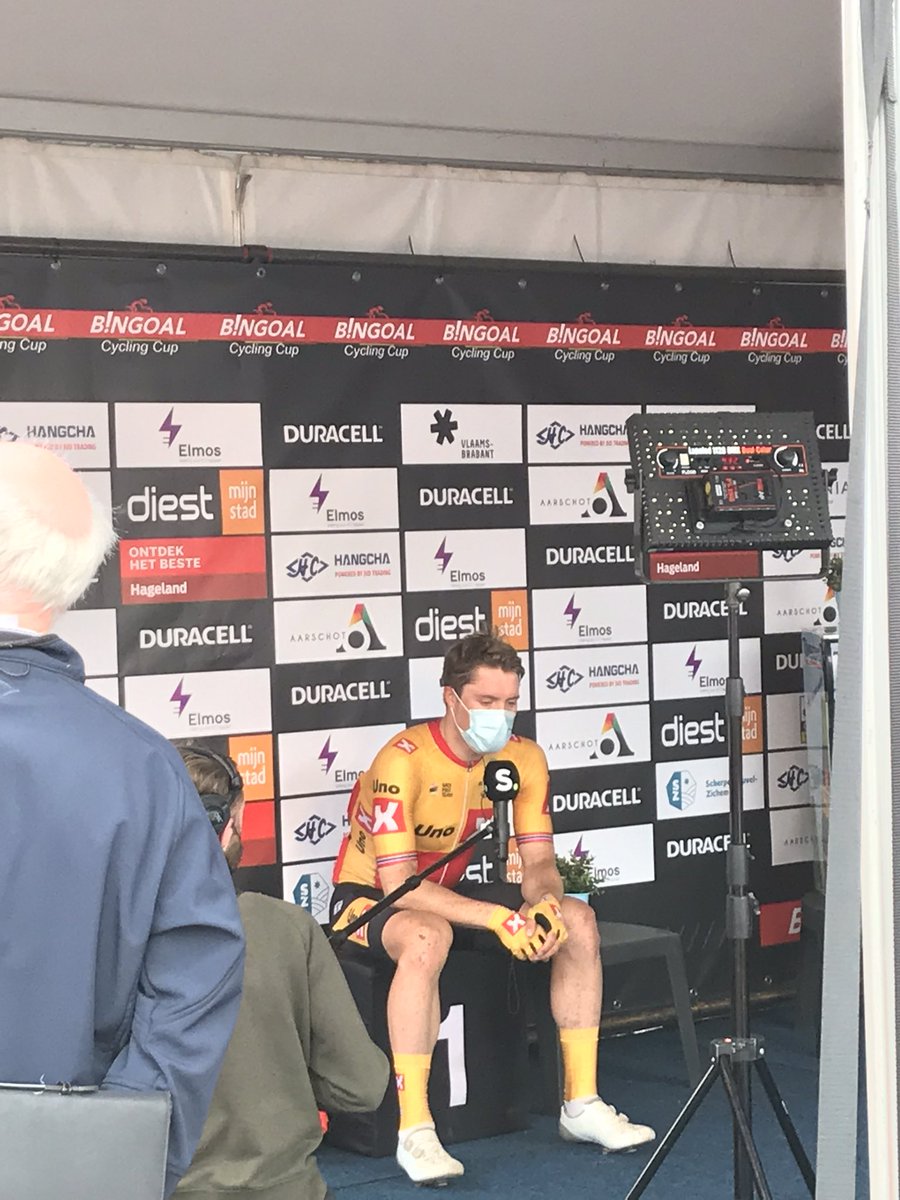 LottoBelgiumCup's tweet photo. #DDHH21 Rasmus Tiller 🏆 @MerlierTim blijft leider! 👏🏻🚴♂️👏🏻 https://t.co/qO1LskeMLb