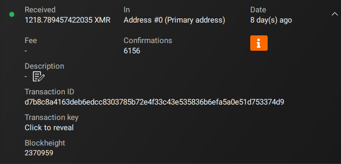 DontTraceMeBruh's tweet photo. 🚨🚨Over 3949 #Monero has been donated to the general fund in the last 60 days over several large transactions. Worth over a million dollars at current prices.

2929 of those XMR was donated in just the past week, the most recent being a donation of 1711 ($462k) $XMR yesterday. https://t.co/ZcwUAuZS3d