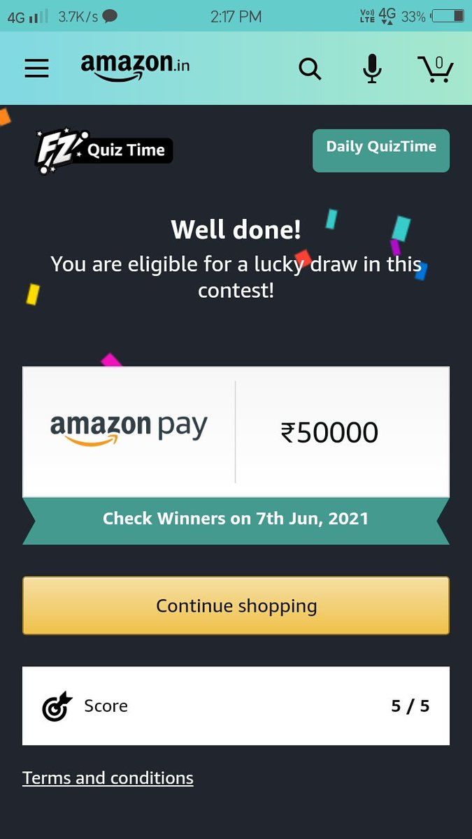 Aarifbhati40's tweet image. #AmazonQuiz
#QuizTimeMorningWithAmazon
#AmazonQuizAnswer
#QuizTime
#FunZone
#DailyQuizTime
@amazonpay 
@amazonIN 
@amazon 
@Aarifbhati40