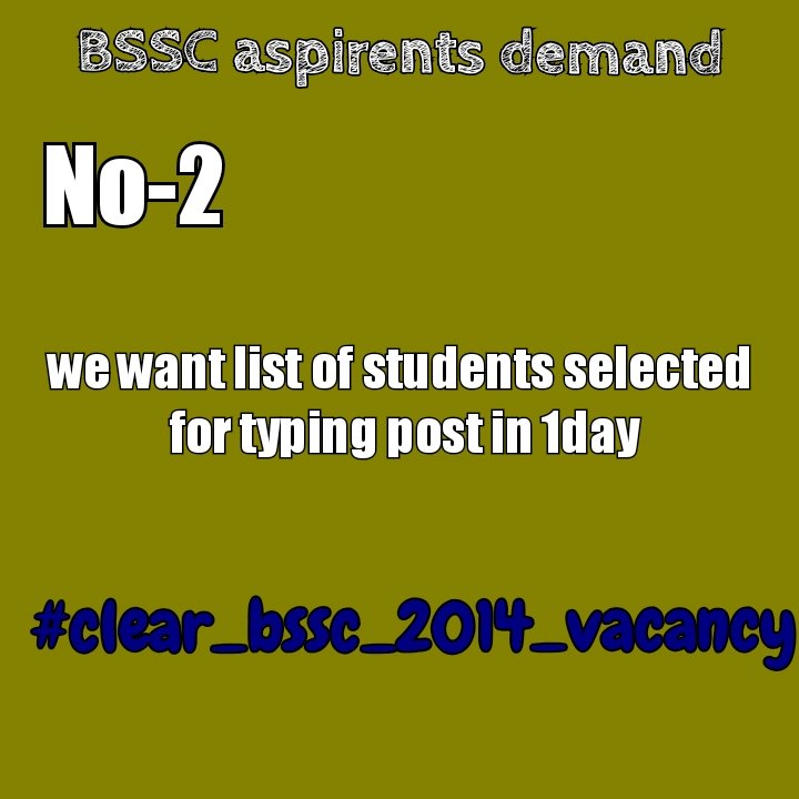 RahulSi40126092's tweet photo. #bssc_clear_2014_vacancy
@NitishKumar @yadavtejashwi @TejYadav14 @laluprasadrjd @NSUIBihar @ISAY_0RG @Kkhansir @GuruRahman5 @Live_Cities https://t.co/ZDKG2cmh9L