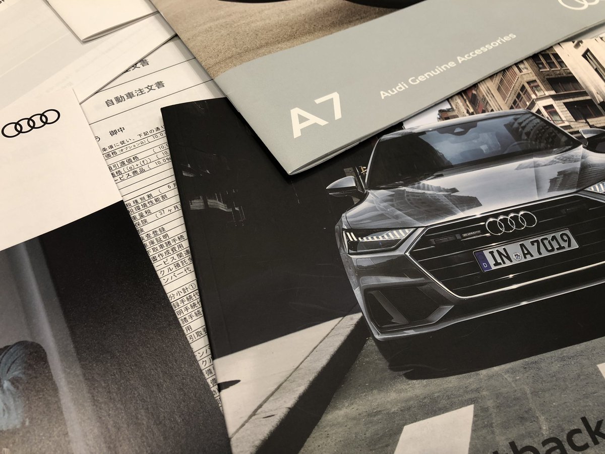もん 本日アウディa7スポーツバック40tdi新車契約しました 初めての輸入車 初めてのアウディで分からないことだらけですが宜しくお願いします
