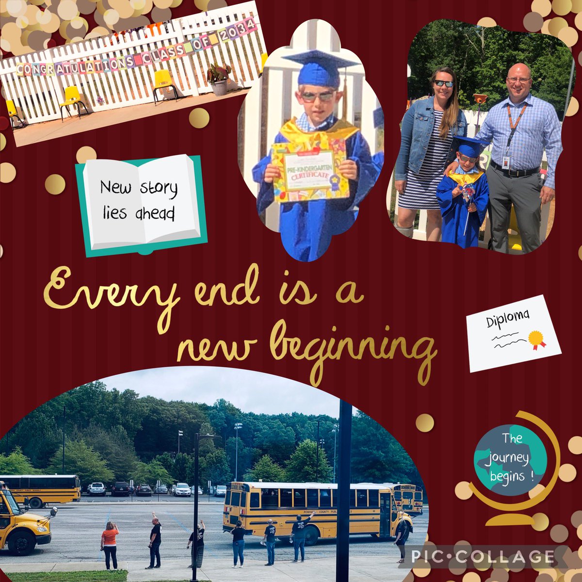 MrForstner's tweet photo. WE DID IT! We made it to the finish line of the school year!  It marked the end of high school for many students and has also signaled the end of Luke’s time in preschool.  I couldn’t be more proud of the PHS class of 2021 and can’t wait to see where the next chapter takes them! https://t.co/2lCAqtzdnI