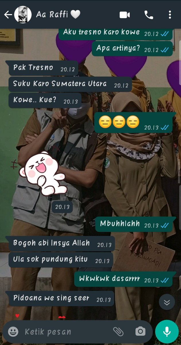 kadevluvtae's tweet photo. Obrolan teu puguh berujung gemooyyy❣️❣️ https://t.co/lpn57UU98J