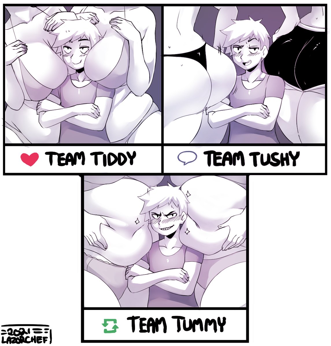 lazor_studios's tweet image. ((Team Thighs didn't make it on account of crush injuries))