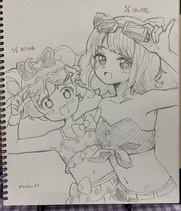 二人でらぁみれスケブ描かせていただきました👏 