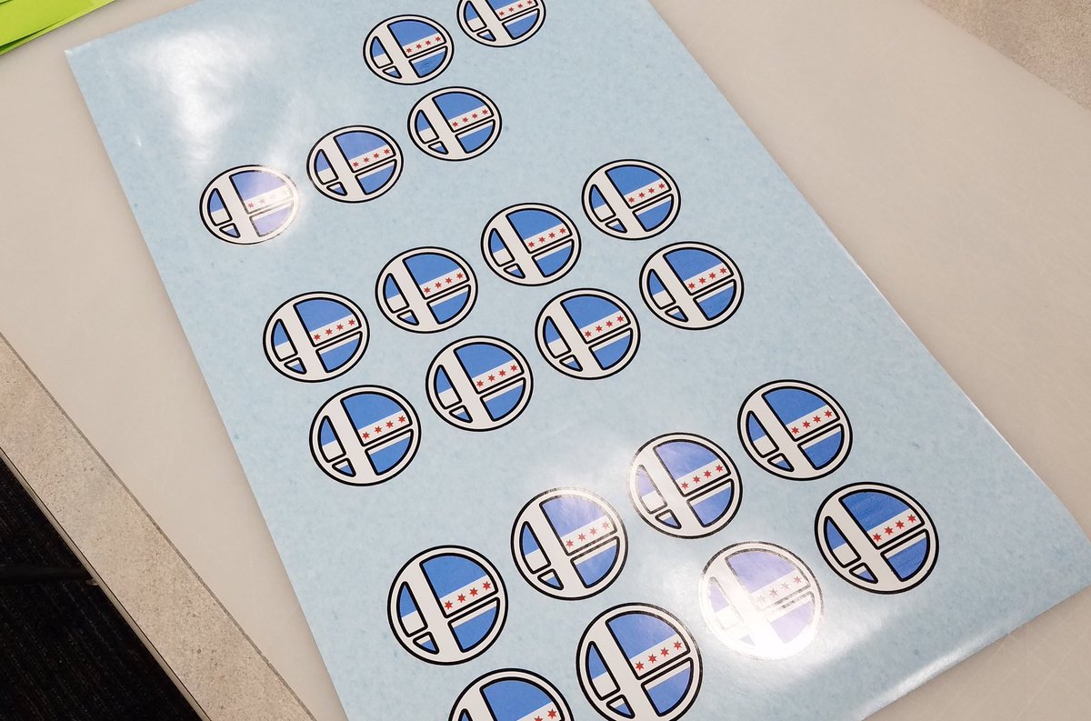 Luxsy4U's tweet image. If you're going to be at BT 150 (smash.gg/BT150) tomorrow, come around and see me if you'd like a Ultimate Chicago sticker :0

I made these a super long time ago, but never got the opportunity to hand them out. Happy to say that now is my chance c: