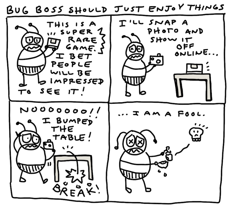 BugBossComic's tweet image. This may or may not be loosely based on a true story.