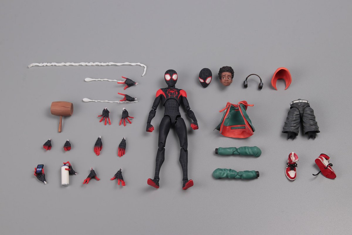 Spider-Man: Into the Spider-Verse Miles Morales Sentinel SV-Action Figure p...