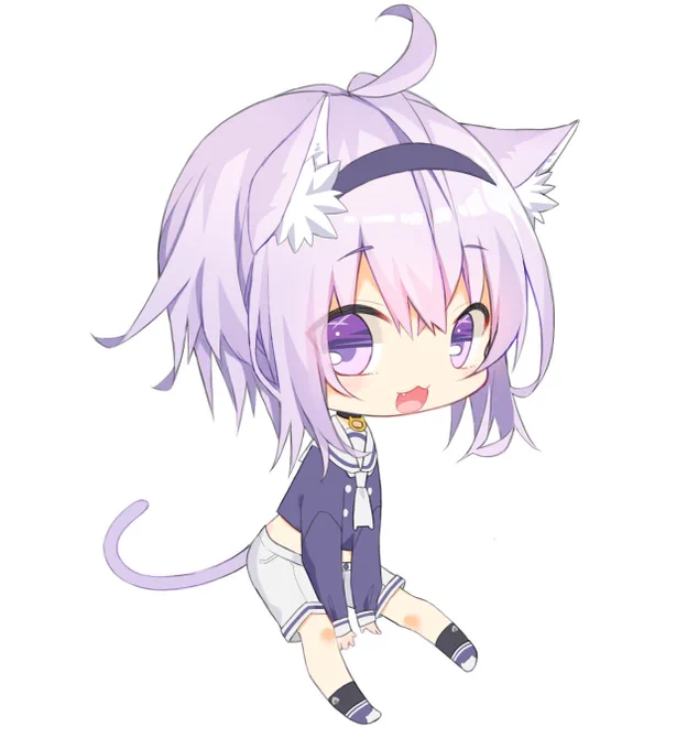 ちびキャラおかゆん
 #絵かゆ 