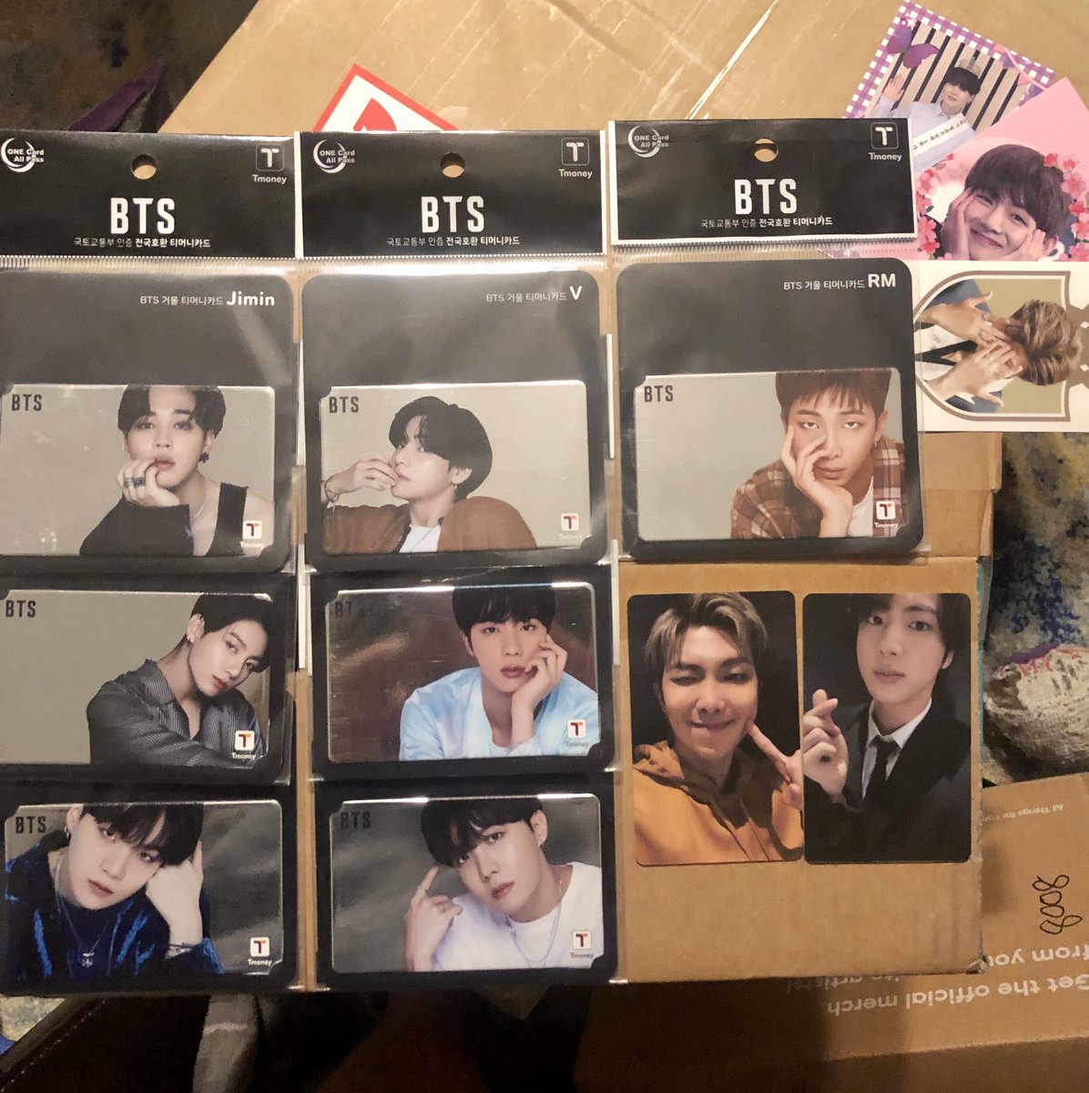 LoveSmilingHobi's tweet photo. Thank you so much for my lucky draw and TMoney cards @97gloom! I know it was a lot of work for you and I really appreciate it! I love them! #97Gproof https://t.co/2EkrQk75Ti