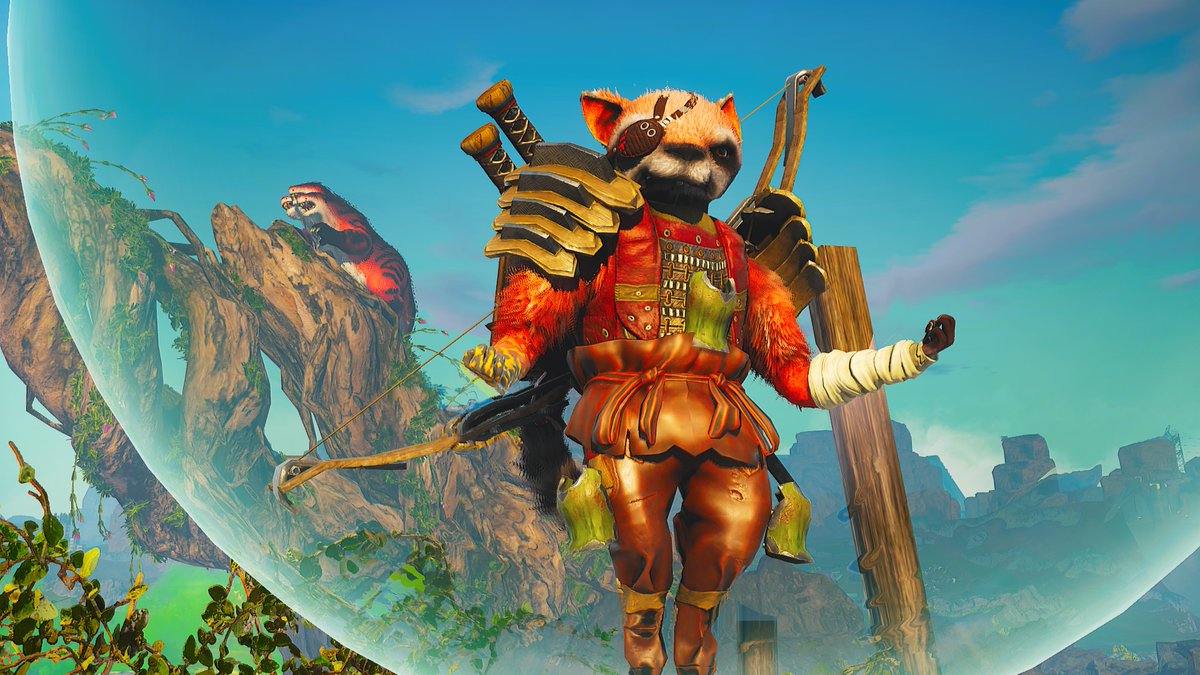 BrainzDurr's tweet photo. The Porky Puff Tamer #Biomutant #Twitchaffiliate #Primalgaming #Trashpanda https://t.co/8ShhQ1KxOG