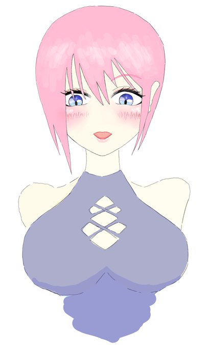 ボトル・シッシさんがTwitterに投稿した中野一花(五等分の花嫁)のイラスト。