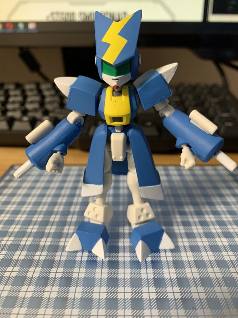Jin メダロットプレミアムbox シアンドッグ 昨日のゴッドエンペラーで指が痛くなったから簡単に作れるこれは負担が少なくて良かった 第2弾が早く欲しいな アニメ版スクリューズで並べたい せっかくだから初代の組み合わせ メダロット 超可動
