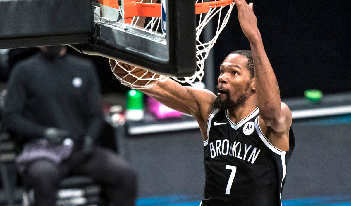 Nets' James Harden loss means more falls to Kevin Durant