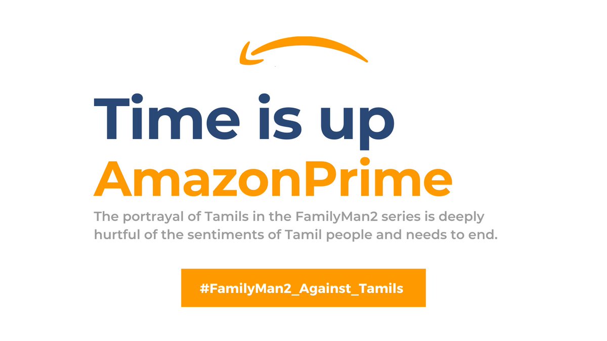 packiarajan's tweet image. Time is up Amazon Prime..Stop streaming #TheFamilyMan2.

#BoycottAmazon