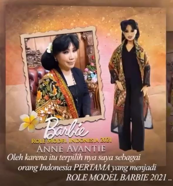 Potret Anne Avantie Jadi Role Model Barbie Pertama Asal Potret Anne Avantie Jadi Role Model Barbie Pertama Asal