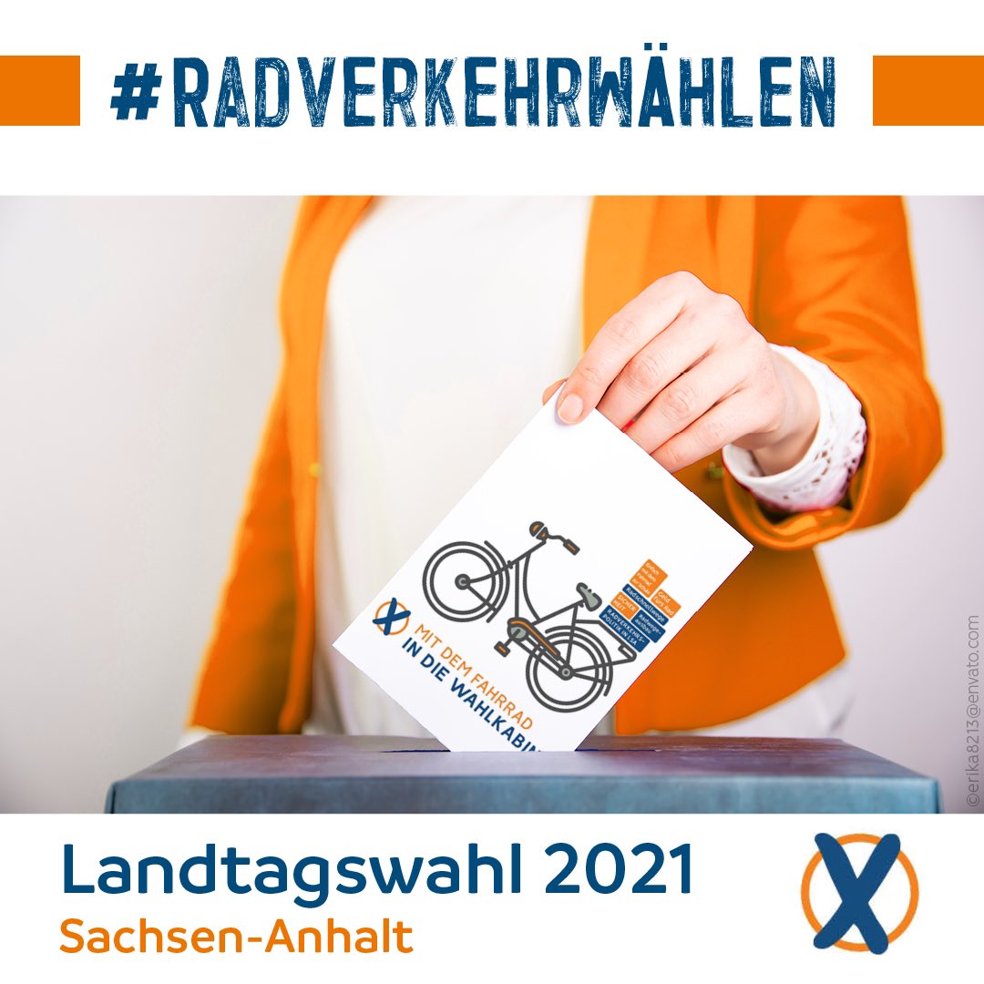 ADFC_LSA's tweet photo. Heute heißt es #Wählengehen für ein buntes 🏳️🌈, vielfältiges und demokratisches @sachsenanhalt! Nehmt auch das Thema 🚲 mit in die Wahlkabine! 🚲➡️🗳 Wer noch unschlüssig ist:https://t.co/2fZMz6Rz7R den passenden #RadPod gibt es hier:@Rad_Magazin:https://t.co/mt5qcHX8Aa #ltwlsa21 https://t.co/a0ECgDCnD5