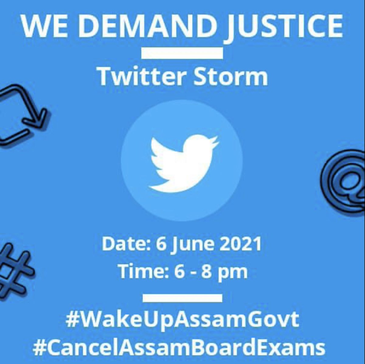 areyoouma's tweet photo. GUYS TAG @TwitterIndia too in your tweets for the support!
#CancelAssamBoardExams https://t.co/RczwnMKAEo