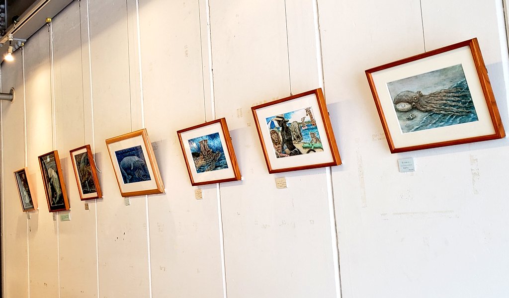 Amenomi ゆっくりと ひとつひとつ眺めて 癒されてきました ポストカードを いただきました カイズケン絵画展 海への道 森への道 絶賛開催中 6 1日 30日 カイズケン絵画展 ミサキドーナツ鎌倉店 鎌倉 T Co Yzpbg9yovd Twitter