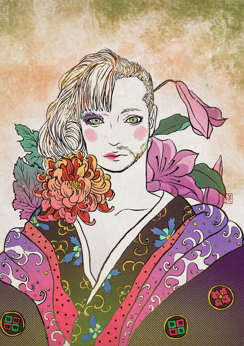 浮世絵風イラスト