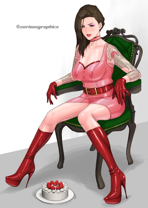 #座りポーズの極み選手権 
椅子は3Dですが人物は一から描いとります…
座りポースはいいぞ…🥰✨ 