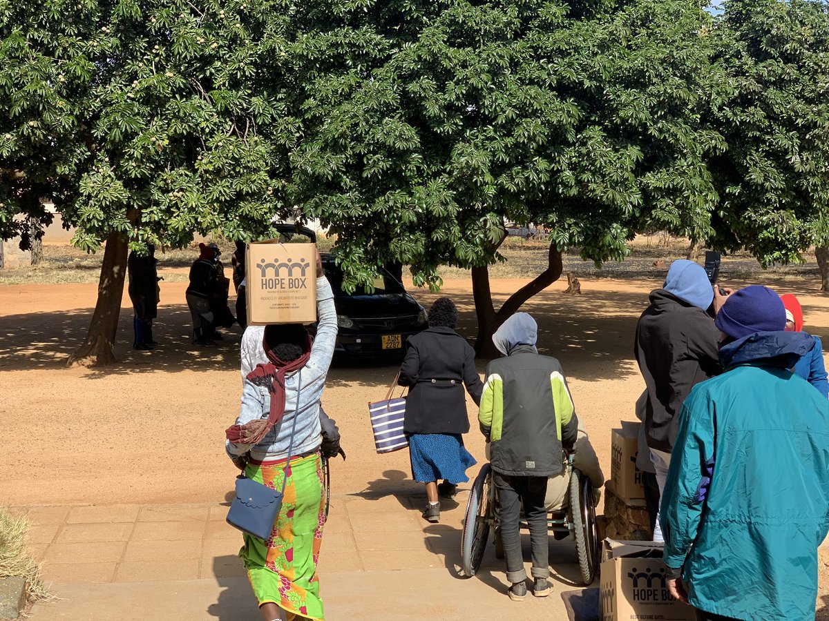AlbertMavunga's tweet photo. Donated food &amp; shared the gospel to pple living with disabilities in the community that raised me in Nketa #bulawayo over 100 families received a months worth of food. @Bulawayo24News @BusisaMoyo @ChronicleZim @edmnangagwa @RModiByoSouth @nextlevel_zim @TravisHearn @jeffarington https://t.co/kZ8N8F67WQ
