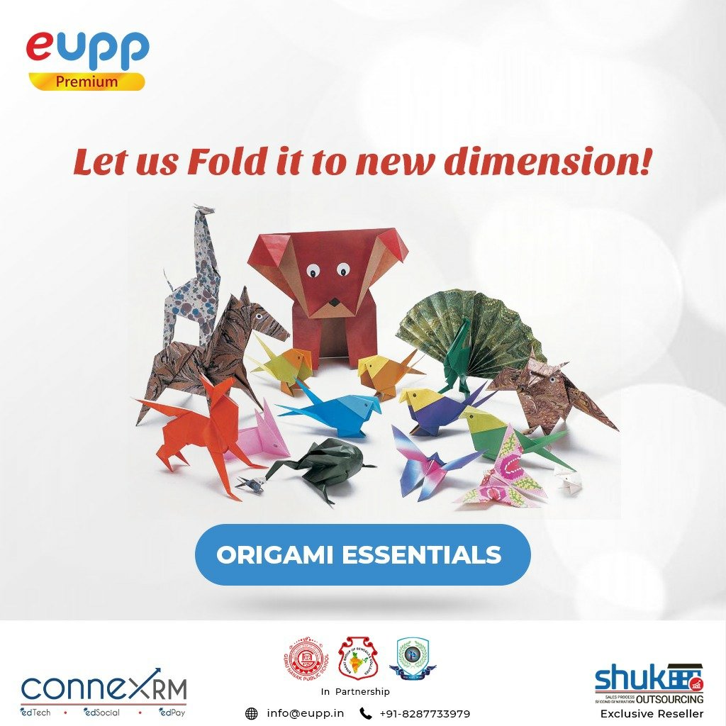eLite_SIS's tweet photo. Let the child learn art of folding and creating new shapes.
Click to know more https://t.co/aQ6ibR1g11
Call us:- 08287733979 | 1800-212-1737
WhatsApp us :- https://t.co/30aoPhxZOb
#studentengagement #schools #funtime #developahobby #edsocial #funcamp #Connexrm https://t.co/p4ejg7CU9u