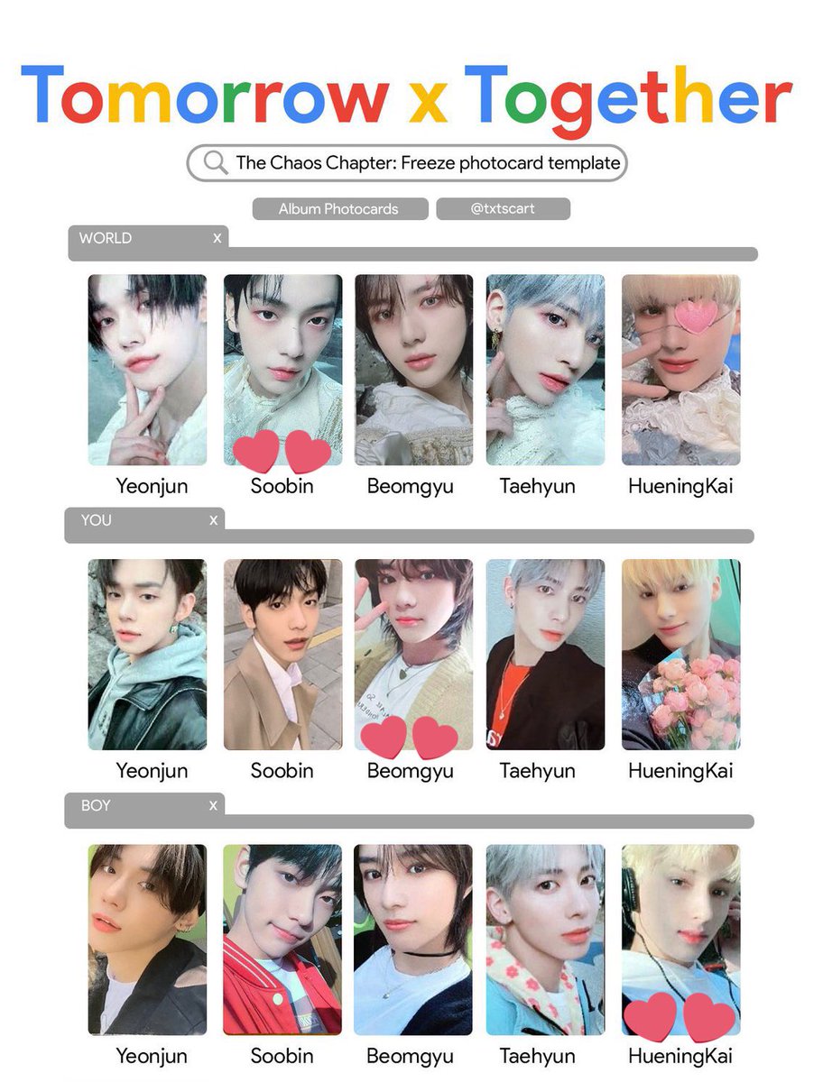 txxxxx_togetxxx's tweet image. “ 투바투 포카 교환해요 “

Me : 월드-수빈 / 유-범규 / 보이-휴닝카이

YOU : 모든 버전 연준

( 일괄 아니여도 괜찮으니깐 뎀 주세요 ㅠㅠ )

#투바투포카교환 #투바투포카 #수빈 #범규 #휴닝카이 #txt