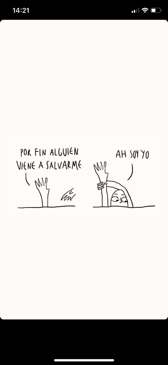 A menos que seas menor de edad o tengas un problema grave de salud... nunca esperes que otro te cuide, ni te salve.