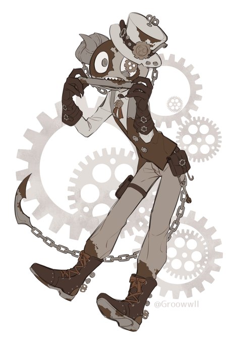「belt steampunk」 illustration images(Latest)