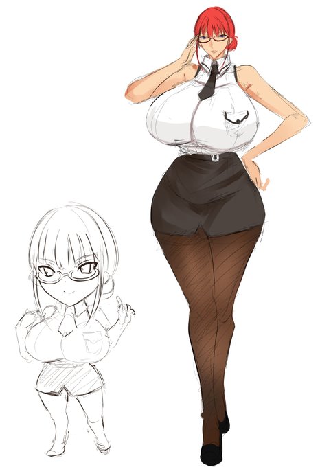 ちびキャラ化しても乳は盛る(信念 