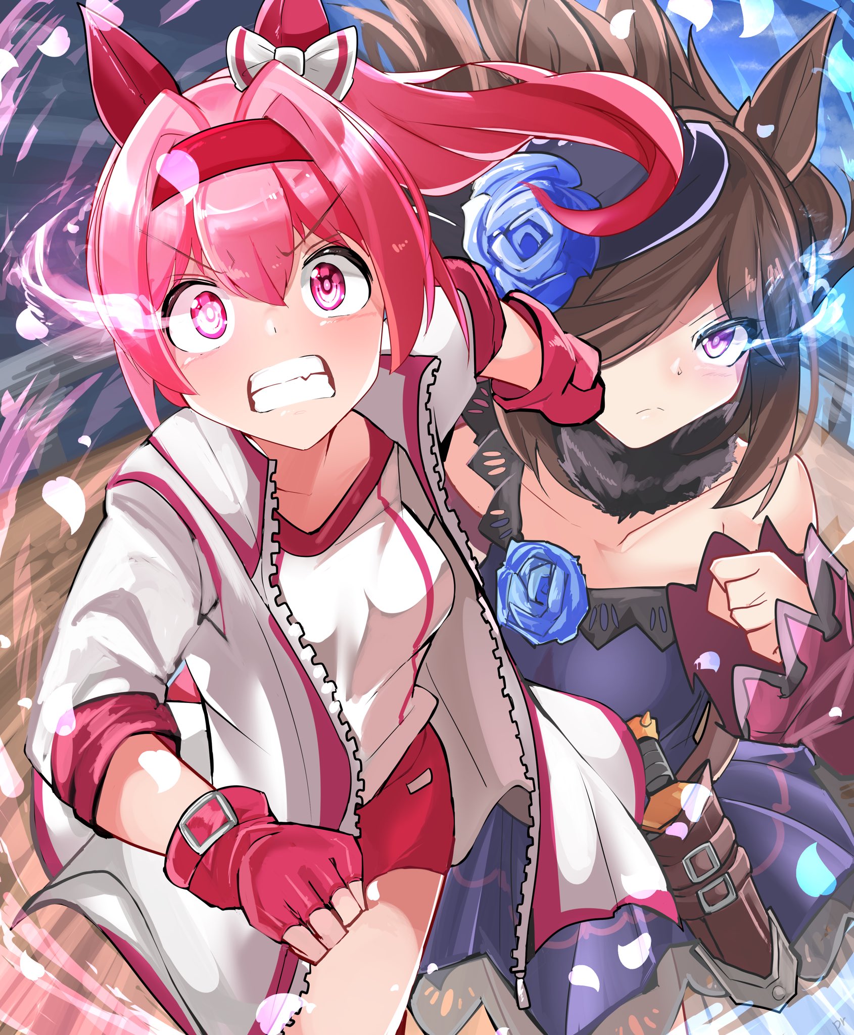 ぷりじろう ブルーローズチェイサー ハルウララ ウマ娘 ウマ娘プリティーダービー T Co Qmd5mdiyxi Twitter