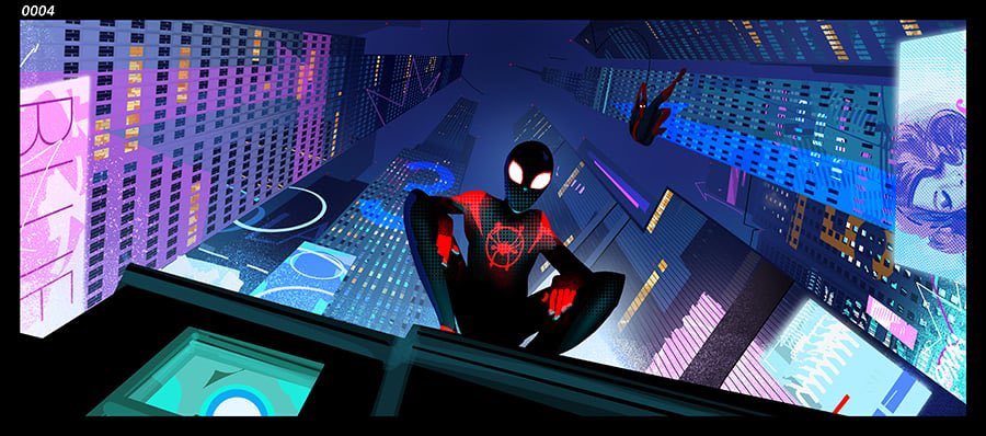 Spiderverse consept art my beloved 