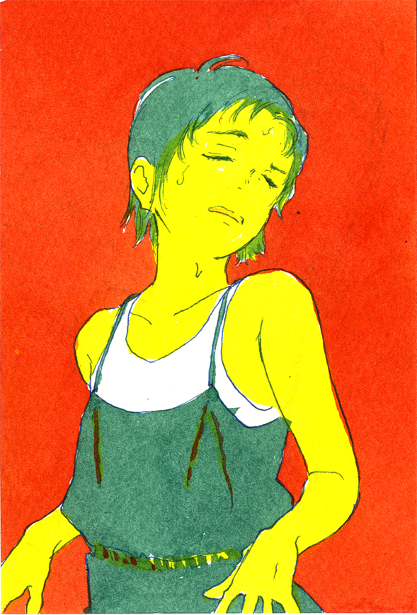 「」|阿部はちたのイラスト