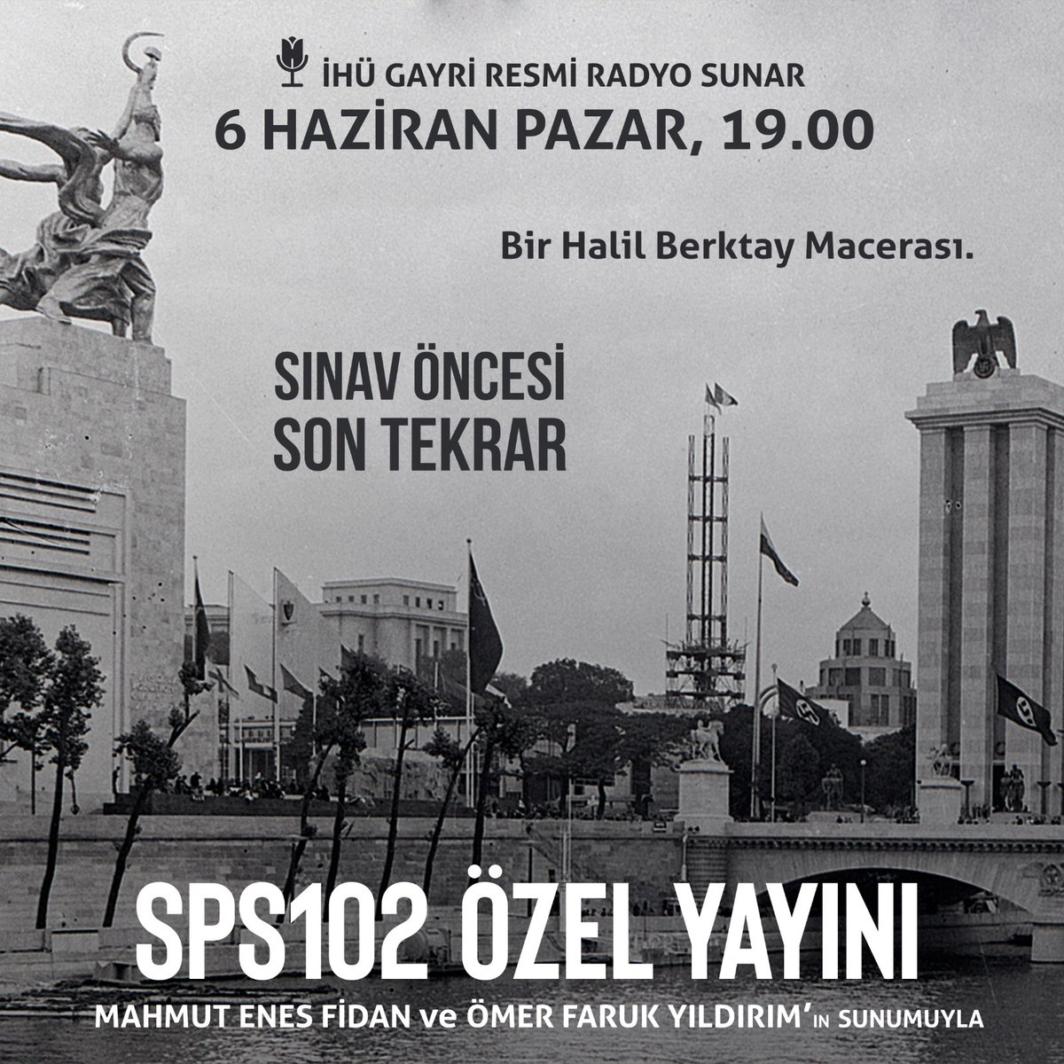 ihuradyo's tweet photo. Hazırlanın yayın baaş lıı yor 🎤

Bu akşam saat 19.00’da Mahmut Enes Fidan ve Ömer Faruk Yıldırım’ın fevkalade sürükleyici SPS102 sınav öncesi son tekrar sunumuyla sizlerleyiz.

Bu akşamki maceramıza siz değerli takipçilerimizi bekliyoruz. Duymayan kalmasınn 🥁 https://t.co/YsyKdRRNmn