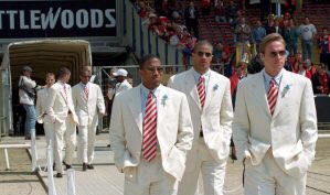 We’ve decided to skip to BBC cup final coverage of filming the hotel breakfast, singing the cup final team song &amp; following the coach across to Wembley; let’s keep it grassroots for this one 😉

Haven’t decided about the cream suits yet though 😆

#cupfinal <a href="/EssexCorinthian/">Corinthian League</a>