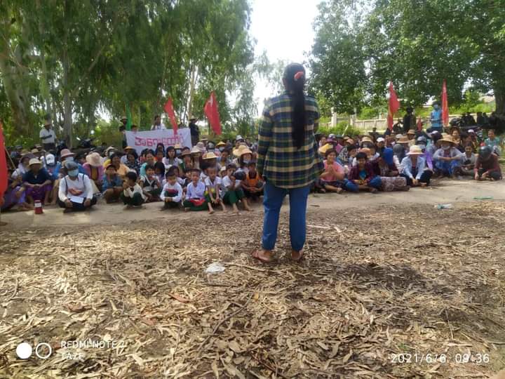 b3rry_y's tweet photo. Protest against terrorists dictatorship both marching and Motorcycle Strike in Tangse, Sagaing.
#RejectCoupRejectASEAN
#WhatsHappeningInMyanmar
#June6Coup https://t.co/xuBElo8aB4