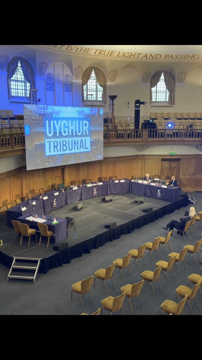 UyghurCongress's tweet photo. 🚨 All set for Day 3 of the @TribunalUyghur hearings!

Today as well, we will be live tweeting, sharing the highlights of the witness and expert testimonies.

Follow this thread to keep up to date, or watch the live stream here: https://t.co/Cz4kEFSd40 https://t.co/swNPhfJlgP
