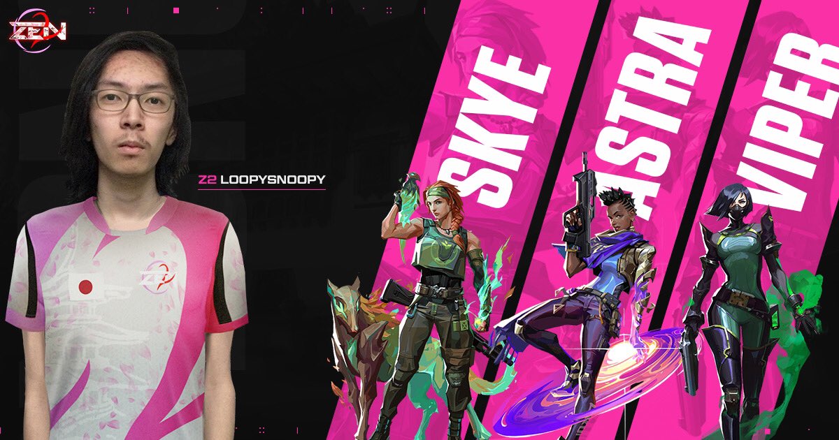 Zen2gg's tweet photo. Take a look on what our captain, Loopysnoopy, has to say about today’s meta!
Skye, Astra, Viper
Let us know what Agents you think fits the current meta! ⬇️
#BeTheZen https://t.co/aEjoxvsLNb
