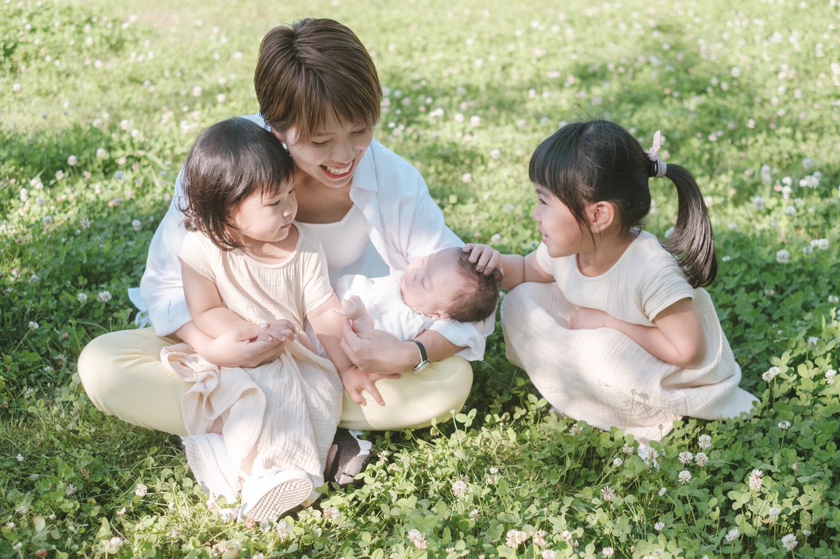 Yasuka 素敵な家族 三姉妹可愛くって癒された