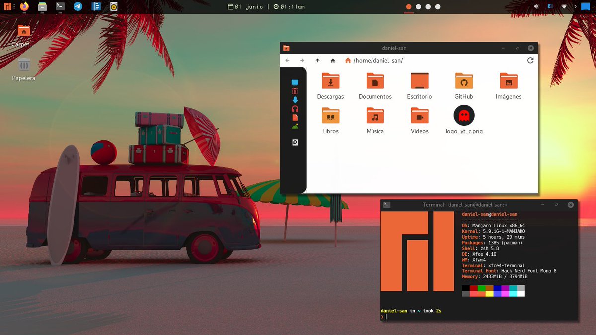 XfceNation's tweet image. Credit: san-daniel on Reddit
#MakeXfceBeautiful #CustomizeXfce #XfceUI #LinuxDesktop #ShowYourLinuxDesktop #Manjaro

reddit.com/r/xfce/comment…