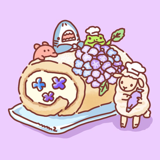 「ロールケーキの日」のTwitter画像/イラスト(新着))