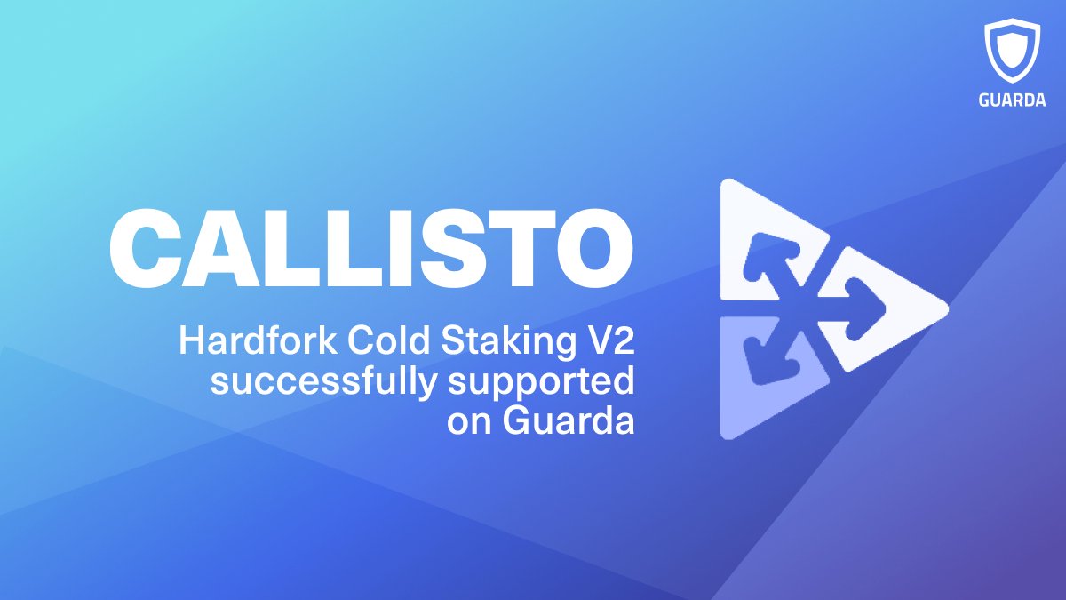 GuardaWallet's tweet photo. With the recent @CallistoSupport update, you can now set the duration of #Callisto cold #staking on Guarda Wallet!

Stake $CLO on web and desktop with 8% APY ⬇️
https://t.co/8CrDfg3bMn https://t.co/QdIaKsEv2Q