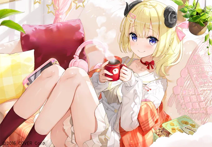 わためちゃんとおやつタイム
#つのまきあーと 